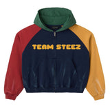 Team Steez Navy Tri-Color Uniform Zip up